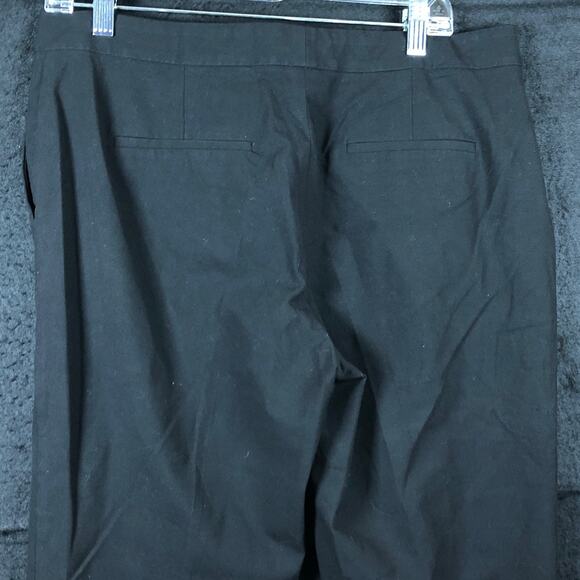 Ann Taylor LOFT Womens Pants Black High Rise Devin Rayon Blend Stretch 10 - Picture 11 of 12